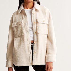 Abercrombie & Fitch Sherpa Shirt Jacket